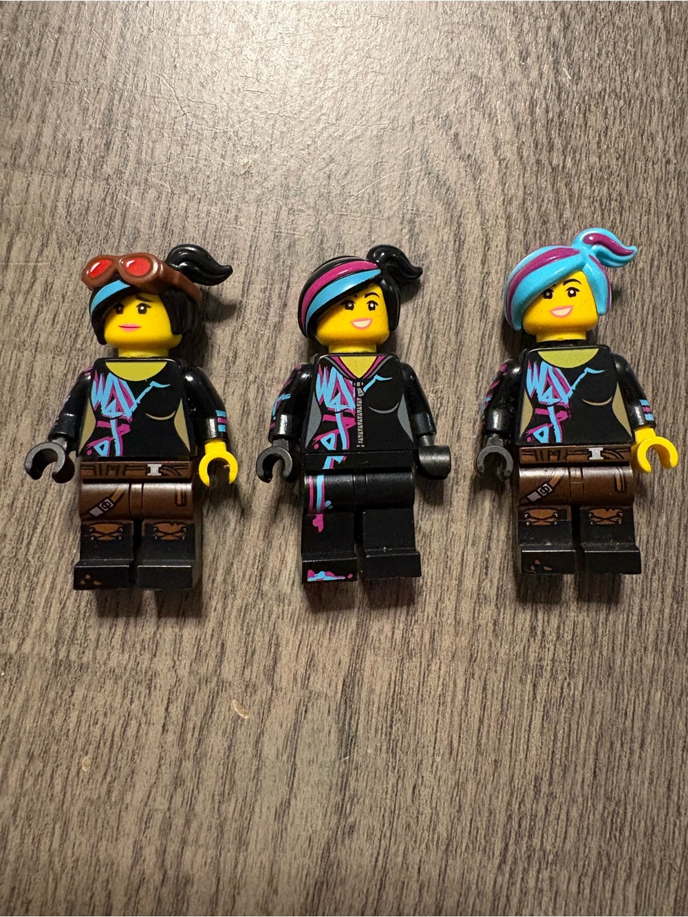 3 Lucy Wyldstyle Lego Minifigures